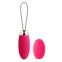 Svakom Elva Remote-Controlled Vibrating Egg Plum Red, Waterproof, 26 Modes