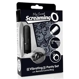 The Screaming O My Secret Remote Panty Vibe Black - 10-Mode Set