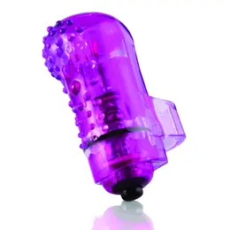 The Screaming O FingO Nubby Purple - Finger-Worn Vibrating Massager