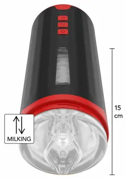 Hidden Desire Fusion X Milking Master Intimate Machine, USB, IPX6, Black