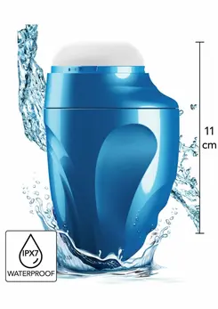 HIDDEN DESIRE Fusion X Aqua Bubble Intimate Machine Blue