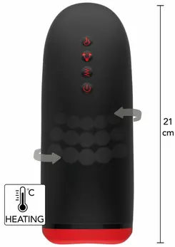 HIDDEN DESIRE Fusion X Beaded Tongue Intimate Machine with Heating