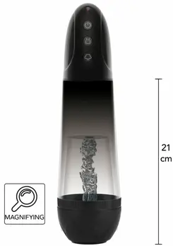 HIDDEN DESIRE Fusion X Automatic Magnifying System, Transparent, Large