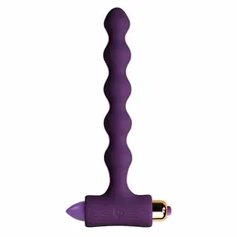 Rocks-Off Petite Sensations Pearls Purple - Compact Vibrating Beads