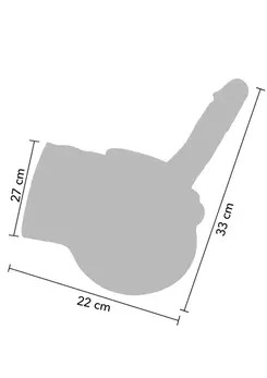 HIDDEN DESIRE BANGERS Ride My Hard Dick 4.5 kg Anatomical Model
