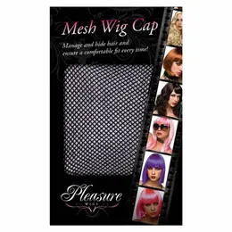 Pleasure Wigs Mesh Wig Cap Universal Size Breathable Black