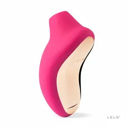 LELO Sona Cerise Sonic Massager - Waterproof, 8 Modes, Rechargeable