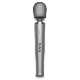 Le Wand Massager Grey - Rechargeable Luxury Wand, 10 Speeds, 20 Modes