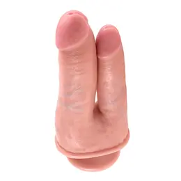 Pipedream King Cock Double Penetrator Anatomical Model Flesh 21cm