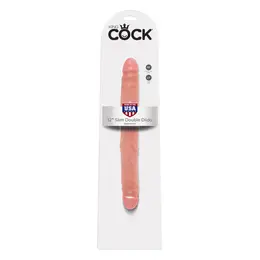 King Cock 12 Inch Slim Double-Sided Intimate Model Flesh Tone