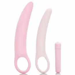 CalExotics Inspire Vibrating Silicone Dilator Set Pink 3-Piece