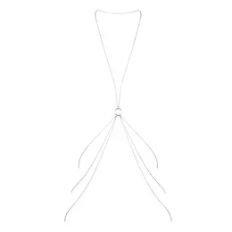 Bijoux Indiscrets Magnifique 8 Silver Body Chain Adjustable Accessory