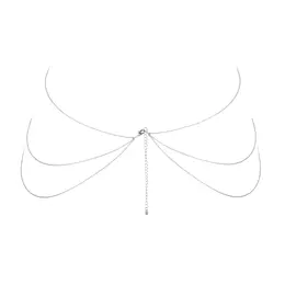 Bijoux Indiscrets Magnifique 8 Silver Body Chain Adjustable Accessory