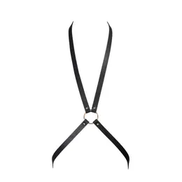 Bijoux Indiscrets Maze 8 Harness Black Adjustable Vegan Design