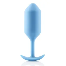 b-Vibe Snug Plug 3 Weighted Silicone Intimate Device Teal 12.7cm