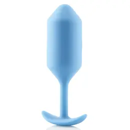 b-Vibe Snug Plug 3 Weighted Silicone Intimate Device Teal 12.7cm