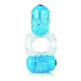 The Screaming O ColorPop Big O2 Blue Dual-Motor Vibrating Ring
