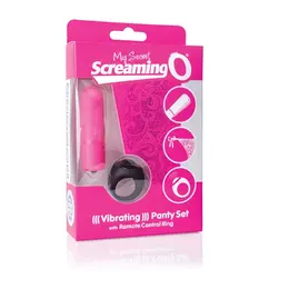 The Screaming O My Secret Remote-Controlled Intimate Panty Set Pink