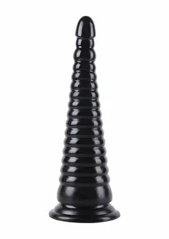 HIDDEN DESIRE Extreme Anal Cone 33 cm XXL Size, Smooth PVC, Wide Base