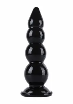 HIDDEN DESIRE Extreme Buttplug Balls 32 cm XXL PVC Black