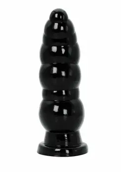 HIDDEN DESIRE Extreme Buttplug Balls 24.5 cm XXL PVC Black