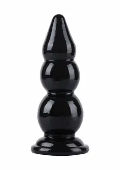HIDDEN DESIRE Extreme Buttplug Balls 23 cm XXL Anal Gear Black
