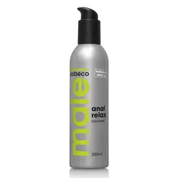 Cobeco Male Anal Relax Lubricant 250 ml - Soothing Formula, Easy Clean-Up