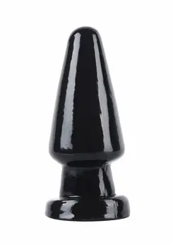 HIDDEN DESIRE Extreme Cone Head Large 17 cm Intimate Plug Black