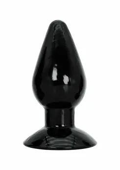 HIDDEN DESIRE Extreme Large Plug 14 cm Black - XXL Anal Gear