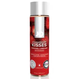 System JO H2O Flavored Water-Based Lubricant Strawberry 120ml Vegan