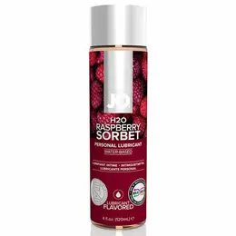 System JO H2O Raspberry Water-Based Lubricant 120ml Vegan Formula