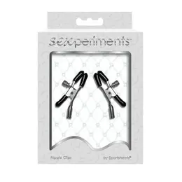 Sportsheets S&M Adjustable Silicone-Coated Nipple Clamps, Set of 2