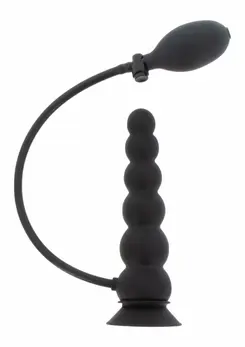 HIDDEN DESIRE Inflatable Suction Plug Expert Silicone Adjustable Black