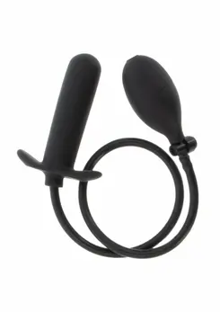 HIDDEN DESIRE EXTREME Inflatable Smooth Plug Starter Silicone Black