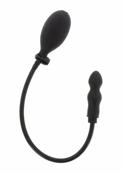 EXTREME Inflatable Dong Starter Silicone Intimate Expansion System Black