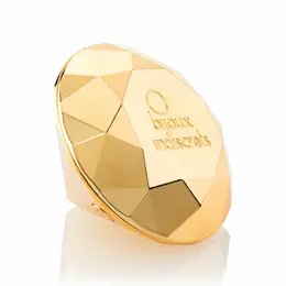 Bijoux Indiscrets Twenty One Vibrating Diamond - Gold-Plated Massager, 4.6x6.5cm