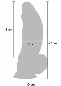 Demon Monster Silicone Intimate Machine Large with Suction Base 8713221836571