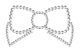 Bijoux Indiscrets Mimi Bow Silver - Decorative Body Accessories Set