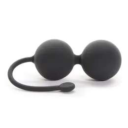 Fifty Shades of Grey Tighten and Tense Silicone Kegel Ball Set 70g Black