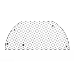 Bijoux Indiscrets Louise Eyemask - Flexible Adhesive Mask, Black Design