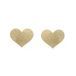 Bijoux Indiscrets Flash Heart Adhesive Body Jewelry Gold Reusable
