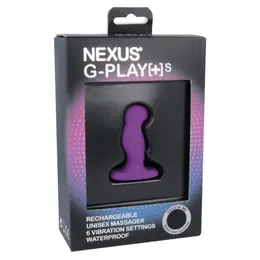 Nexus G-Play Plus Small Intimate Massager Purple 6 Modes Waterproof