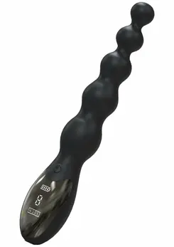 HIDDEN DESIRE EXTREME Beaded Anal Power Vibrator Silicone Black