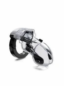 Mystim Pubic Enemy No 1 Transparent Intimate Cage with E-Stim Function