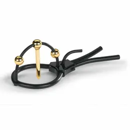 Mystim Plunging Pete Gold-Plated Urethral Electro Stimulation System 4mm