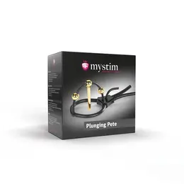 Mystim Plunging Pete Gold-Plated Urethral Electro Stimulation System 4mm
