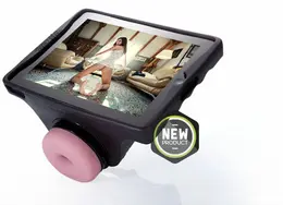 Fleshlight LaunchPAD Tablet Mount for iPad 2/3/4 - Adjustable Grip System