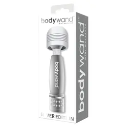 Bodywand Mini Wand Massager Silver Compact Splashproof 10.2 cm