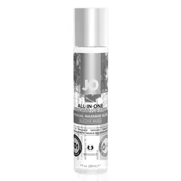 System JO All-In-One Massage Glide Unscented 30ml - Multipurpose Silicone Formula