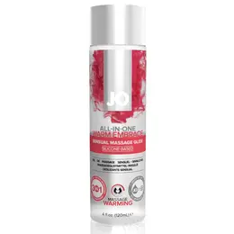 System JO All-In-One Massage Glide Warming 120ml - Silicone Formula